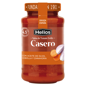 Salsa di Pomodoro Casera Helios 570G con Olio d'Oliva Senza Glutine - Product Image 1