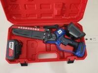 Kit Gergaji Rantai Mini Baterai 20V Tanpa Kabel Profesional 8-Inci dengan Garansi 3 Tahun untuk Pemotongan Kayu dan Pemangkasan