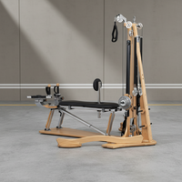Tour de poulies professionnelle en bois de hêtre/érable pour équipement de Pilates, idéale pour studio de yoga, salle de sport commerciale, vente en gros