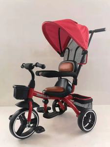 Cochecito de Bebé 4 en 1 Barato al por Mayor, Triciclo para Niños, Triciclo con Empuje para Niños, Triciclo para Niños con Certificación CE, Bicicleta para Bebés de <span class=keywords><strong>3</strong></span> Ruedas Hecha en China - Product Image 5