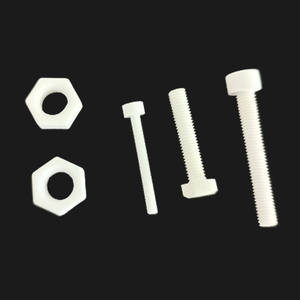 สกรูหัวหกเหลี่<span class=keywords><strong>ย</strong></span>มอะลูมินา-เซอร์โคเนี<span class=keywords><strong>ย</strong></span> ป้องกันไฟฟ้าสถิต<span class=keywords><strong>ย</strong></span>์ ทนความร้อนสูง พร้อมน็อตและโบลต์ ขนาด M3-M8 ปรับแต่งได้ - Product Image 1