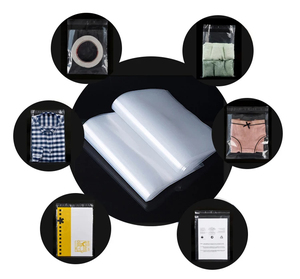 Sacchetto <span class=keywords><strong>Richiudibile</strong></span> Trasparente Opaco Impermeabile Autoadesivo Riciclabile per Imballaggio Vestiti Multiuso in Plastica CPE per Biancheria da Letto e Ombrelli - Product Image 6