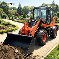 Più venduto ZL920 Pala caricatrice gommata da 2 tonnellate con braccio telescopico, colore personalizzabile, motore Yunnei, economica, con pinza per legname agricolo, per esportazione