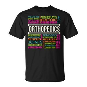 Camiseta de ortopedia para cirujanos y enfermeras con diseño de temática médica - Product Image 1