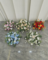 EG-L54-01 Boule de fleurs en soie rose royal de haute qualité personnalisée pour les centres de table de mariage et les décorations d'événements
