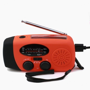 Radio Portátil de Emergencia con Manivela, Linterna Solar, Banco de Energía con Cargador para Teléfono Móvil, Venta al Por Mayor - Product Image 3
