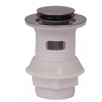 Tapón de residuos de lavabo de plástico moderno de 32mm, botón emergente, colador de clic negro, patrón redondo para desagüe de baño de Hotel