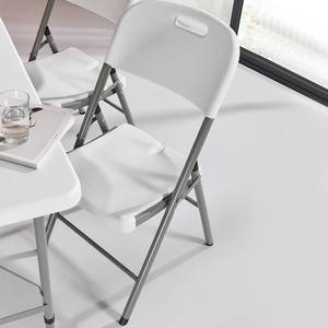 ميامي ظهر كراسي راتنج بلاستيكية بيضاء أنيقة متينة ومثالية للمناسبات الداخلية والخارجية - Product Image 6