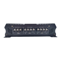 Amplificateur 4 canaux AB Subwoofer Amplificateur de voiture 4*100W 2200W MAX Classe D Amplificateur de voiture en aluminium Gamme complète Classe D Amplificateur audio de voiture