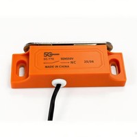 Normally Open Magnetic Reed Switch ABS Material Mini Wired Door Sensor for Security Alarm & Limit Detection