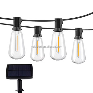 Venta al por mayor ST38 Solar <span class=keywords><strong>String</strong></span> Lights Outdoor E12 <span class=keywords><strong>Led</strong></span> Bombillas <span class=keywords><strong>String</strong></span> <span class=keywords><strong>Light</strong></span> For Patio Festoon - Product Image 1