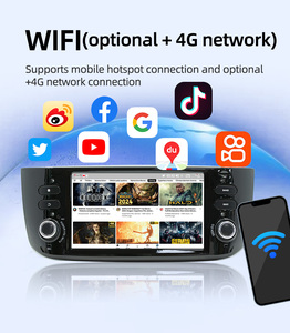 BQCC Radio de Auto Android 1Din de 6.2 Pulgadas con Pantalla IPS de Ocho Núcleos, <span class=keywords><strong>WIFI</strong></span>, GPS, RDS, CarPlay para Fiat Punto EVO Linea 10-16, Reproductor BT - Product Image 5