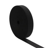 Sangle élastique tricotée en poly-caoutchouc à rayures noires/blanches, plusieurs tailles, pour vêtements, pantalons, shorts, ceintures et couture
