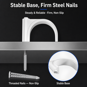 คลิปหนีบสายไฟแบบวงกลม <span class=keywords><strong>พลาสติก</strong></span> สำหรับยึดสายไฟ ขายส่ง - Product Image 4