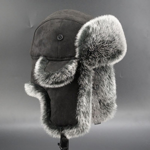 Chapeau d'hiver unisexe en fausse fourrure, coupe aviateur, coupe-vent, chaud, avec cache-oreilles, pour le ski et la conduite en extérieur - Product Image 5
