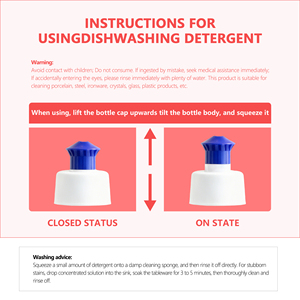 Detergente per Cucina Personalizzato, Delicato e Non Irritante per le Mani, Senza Residui, Sapone Liquido Concentrato per <span class=keywords><strong>Piatti</strong></span> |   OEM e ODM - Product Image 5