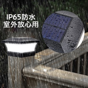 Lampe solaire à LED pour poteau, extérieure, étanche, à montage encastré, pour villa, portail, éclairage de cour - Product Image 3