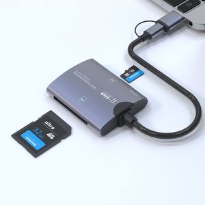 Tất Cả Trong Một Đầu Đọc Thẻ Cho Android Cho <span class=keywords><strong>Apple</strong></span> Hỗ Trợ SD + TF + USB OTG Loại C Bên Ngoài Điện Thoại Di Động Máy Ảnh Máy Tính Phụ Kiện - Product Image 1