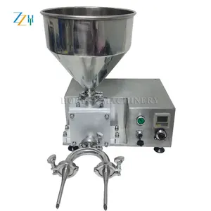 Çin üretici çörek reçel dolum makinesi/kek krema dolum makinası dolum makinesi/Donut dolum enjektör makineleri
