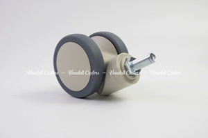 Premium Medical Caster <b>Wheel</b> with Threaded Stem, ABS <b>Plastic</b> Housing and TPR Soft <b>Wheel</b>, 3 4 5 Inch Sizes Available - Product Image 3