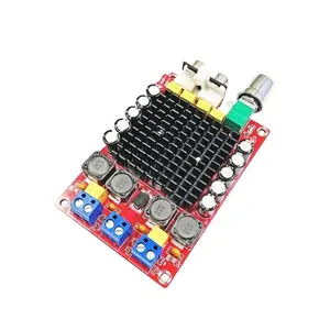 XH-M510 TDA7498 high power digital power amplifier board 2*100W car power amplifier DC 14-34V