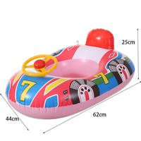 Flotteur de piscine gonflable pour enfants avec klaxon de roue de siège Eco-friendly PVC EN-71 Certified Child Swim Toy YHSBUY 62x44x25cm