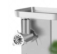 Machine à hacher la viande industrielle, hachoir à viande électrique, hachoir à viande congelée industriel, moteur en acier cuivré, acier inoxydable HEN Cut