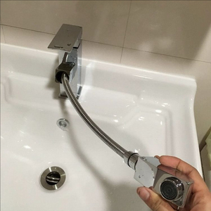 Keran wastafel kamar mandi lubang tunggal, keran wastafel kamar mandi dengan inti katup keramik, keran meter air panas dingin - Product Image 2
