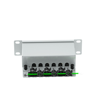 Panneau de brassage FTP non câblé 1U 6 ports RJ45 modulaire en acier de haute qualité pour câbles réseau Cat5e Cat6 Cat6A