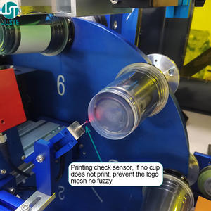 Spot UV otomatik serigrafi baskı makinesi otomatik kağıt bardak logosu mum plastik şişe kapağı için 5-7 renk ekran yazıcısı - Product Image 5