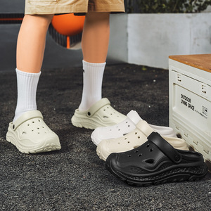 Sandalias de Plataforma Unisex, con Aumento de Altura, Antideslizantes, Transpirables, para la Playa, de Color Sólido, con Plataforma de Cuña - Product Image 3