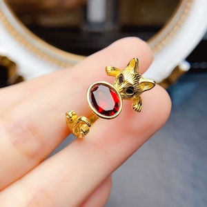 <strong>Loyalty</strong> <strong>Program</strong> Garnet Ring 925 Silver Red Gemstone Customer Reward Jewelry Wholesale <strong>Supplier</strong> - Product Image 2