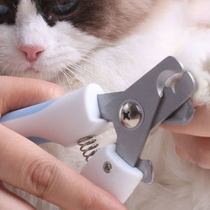 Fábrica al por mayor Simple Acero inoxidable gato perro mascota aseo cortador de uñas PET cortaúñas con lima de uñas de plástico - Product Image 3