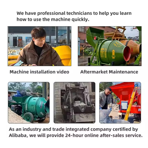 JZM Series Heavy Duty Drum Machine Contractor <b>Mixer</b> for Building Sites Manual Discharge Way with Core Motor Component - Product Image 6