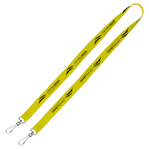 Lanière en polyester souple à double crochet avec logo personnalisé, lanière pour téléphone portable - Product Image 2