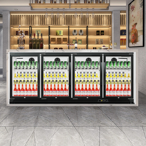 Thẳng đứng mát hiển thị Glass Bản lề cửa tủ lạnh căng tin Tủ đông Trắng cửa duy nhất bia hiển thị tủ lạnh Máy làm lạnh thương mại dưới băng ghế dự bị mát - Product Image 6