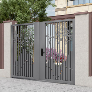 Portail Principal Personnalisable en Alliage d'Aluminium pour <span class=keywords><strong>Jardin</strong></span>, Modélisation 3D, Portillon Durable pour Maisons - Product Image 5