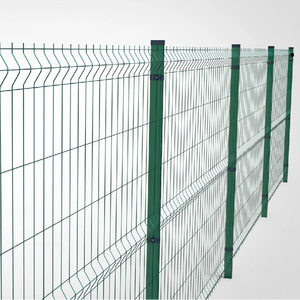 Panneau de treillis métallique soudé incurvé 3D enduit de PVC de haute qualité panneau de clôture extérieur pour le service de modélisation 3D de maison de jardin inclus - Product Image 3