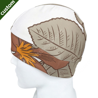 Bonnet multicolore personnalisé avec logo OEM, bonnet compressif ondulé et duveteux pour femme, idéal pour le sport, la course à pied, le cyclisme, le ski et les activités de plein air (Y2K)