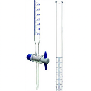 Bureta de Vidrio de 50 ml, Bureta de Laboratorio Graduada, Vaso de Titulación para Ácidos y Álcalis, Equipo de Laboratorio Químico, Material de Laboratorio, India, 1 Año de Garantía - Product Image 1