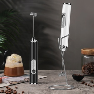 Espumador de Leche Portátil USB, Batidor Manual para Café, Mezclador de Espuma Recargable, Espumador de Leche para Cocina - Product Image 1