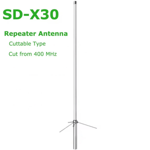 เสาอากาศวีเอชเอฟไฟเบอร์กลาสสำหรับสถานีฐาน 134-174MHZ/BC100 ยี่ห้อไดมอนด์ พร้อมแผนผังการตัดเสาอากาศ - Product Image 4