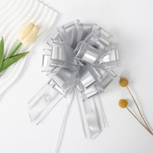 Grand nœud en organza pour emballer les cadeaux, les rubans de fête, les nœuds de mariage - Product Image 4