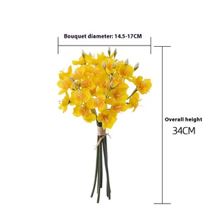 Nénuphar Décoration de mariage Artisanat Fleurs artificielles et plantes vertes pour Thanksgiving - Product Image 4