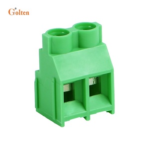 PCB vít khối thiết bị đầu cuối/Kết nối <span class=keywords><strong>7.62</strong></span> sân màu xanh lá cây giá cả cạnh tranh góc bên phải - Product Image 5