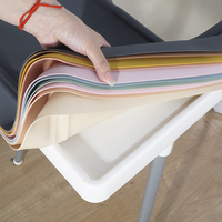 Vente en gros Logo personnalisé Couverture Complète Étanche Silicone Bébé Chaise Haute Napperon Couverture Enfants Vaisselle Tapis & Tapis