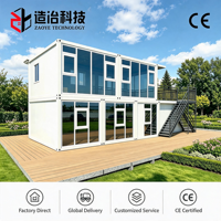 Maison modulaire préfabriquée en conteneurs pour projets de construction, installation rapide, entièrement équipée, prête à l'emploi pour bureaux, bâtiments scolaires