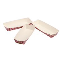 Plateau de papier de repas ovenable de forme personnalisée haute définition