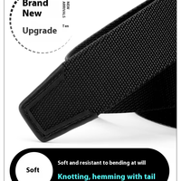100 ceintures en nylon élastique tactiques décontractées en alliage avec logo personnalisé, en toile sans trous, découpables, pour uniforme, entraînement et travail