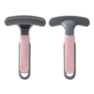 Peigne universel pour animaux de compagnie (chats et chiens) à coque <span class=keywords><strong>bulle</strong></span>, râteau à griffes simple rangée, peigne de toilettage pour l'élimination des poils pour chiens de taille moyenne et grande - Product Image 2
